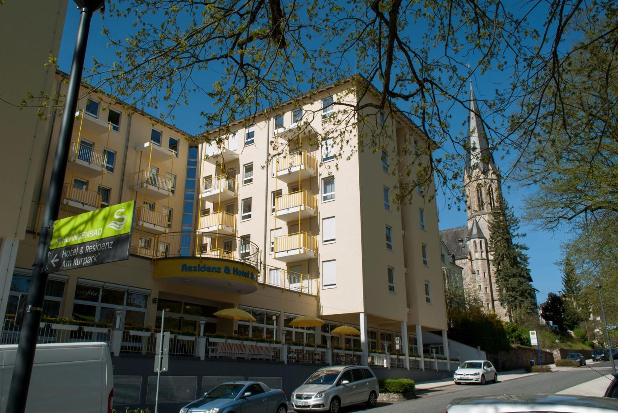 Residenz&Hotel Am Kurpark Schlangenbad Exterior foto